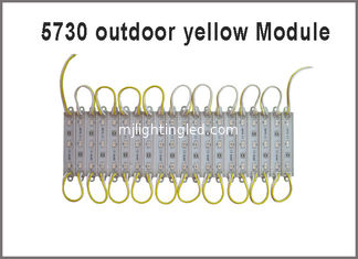 CHINA la señalización llevada 12VDC amarilla clara de la publicidad al aire libre del contraluz del módulo de 3led 5730 LED llevó las muestras que construían la letra de canal proveedor