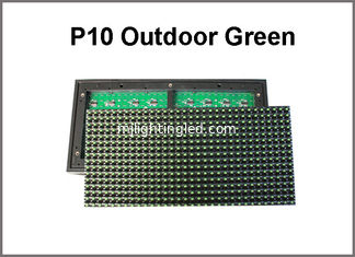 CHINA 5V P10 Exhibición LED al aire libre Color verde P10 Panel LED Modulo de visualización Modulo de pantalla LED Tablero publicitario proveedor