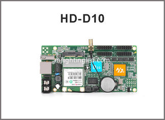 CHINA D10 HD-D10 RGB Full Color 256 Grayscale LED Display Controller de pantalla Tarjeta 4 Grupos HUB75 Soporta 384 * 64 píxeles proveedor