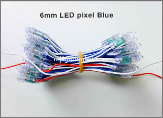 CHINA DC5 V6mm Modulo de píxeles LED digital azul señalización a prueba de agua lámpara de publicidad al aire libre Decoración navideña proveedor