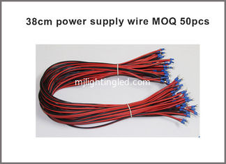 CHINA alambre largo de /Power del cordón de /Power del cable de fuente de alimentación de 5pcs/lot los 38cm para la pantalla LED, accesorios de la pantalla del LED proveedor
