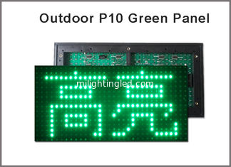 CHINA Tablero móvil llevado P10 al aire libre verde de la tablilla de anuncios de la muestra del indicador digital del módulo de la exhibición LED proveedor