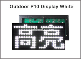 CHINA Los pixeles blancos al aire libre 32*16 del módulo 320*160m m de la pantalla LED del color P10 impermeabilizan el alto brillo para la muestra llevada del mensaje de texto proveedor