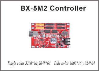 CHINA Tarjeta de control Onbon BX-5M2 64 * 2048 píxeles Tarjeta de control de color único / dual con puerto USB con módulo LED P10 para Led proveedor
