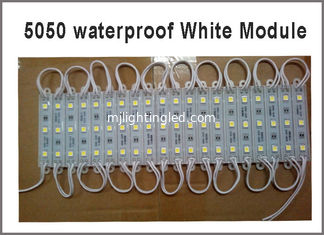 CHINA SMD 5050 3leds Modulo de luz LED DC12V 0.8w IP68 Signos Logotipo Palabras luminosas Al aire libre Modulo de luz publicitaria LED Letras de canal proveedor