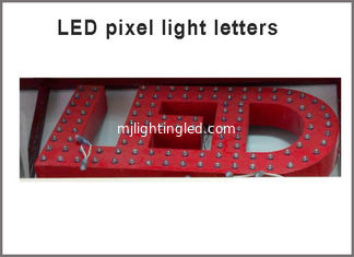 CHINA La iluminación del LED pone letras a la señalización al aire libre de la letra de canal de la publicidad del pixel hecha de luz llevada del pixel proveedor