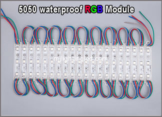 CHINA Los 5050 moduels multicolores de alta calidad del módulo del RGB LED impermeabilizan la iluminación iluminada de la muestra de la publicidad al aire libre proveedor
