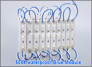 CHINA 20 piezas/loto 5054 Modulos de cadena de LED azul IP68 Modulos de iluminación DC 12V SMD 3 Leds Signo de luz de fondo LED para letras de canal proveedor