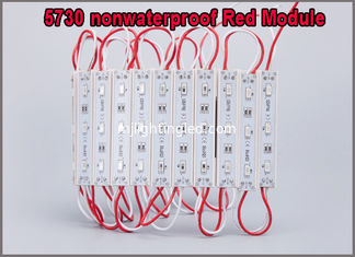 CHINA 5730 prenda impermeable roja brillante estupenda de la luz de los módulos 3 LED del LED para las ideas del diseño del frente de la tienda de letra de canal del LED proveedor