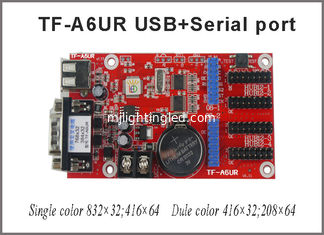 CHINA El color solo y dual de TF-A6UR (TF-A5UR) llevó la tarjeta de regulador de la muestra del mensaje para el regulador de programación del módulo de la exhibición P10 proveedor