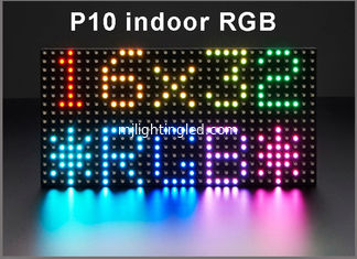 CHINA P10 SMD RGB Interior Alto Brillo Full Color Video LED Modulos de pantalla 32*16 puntos 320mm*160mm HUB75 proveedor