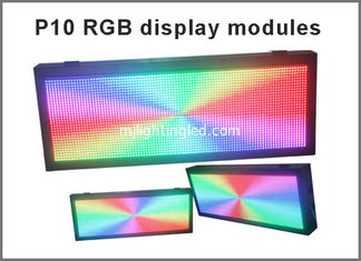 CHINA El vídeo a todo color al aire libre de los módulos del smd P10 llevó la pantalla o el RGB llevó el advertisign al aire libre del módulo P10 rgb de la unidad de la muestra proveedor