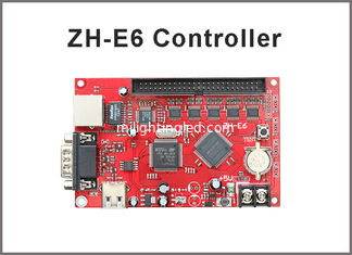 CHINA Los pixeles 1xpin50 del puerto 256*2048 de la tarjeta de control ZH-E6 Network+USB+RS232 escogen y tarjeta de regulador dual de pantalla LED del color proveedor