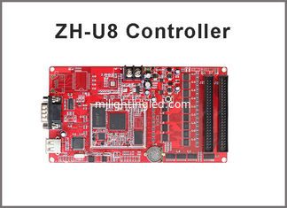 CHINA ZH-U8 llevó la tarjeta de regulador llevada 256*4096,512*2048 del puerto de la tarjeta de control usb+serial para la pared llevada rgb al aire libre de la pantalla de la publicidad proveedor