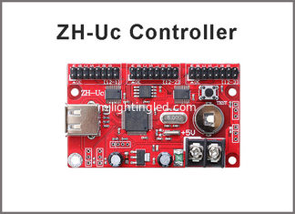 CHINA El módulo de la pantalla de la tarjeta de control del ZH-Uc LED P10 LED llevó el sistema de control del puerto de los pixeles 3*hub12 del puerto de USB del regulador 512*48,768*32 proveedor