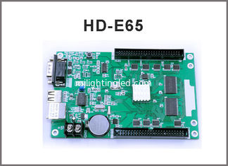 CHINA El regulador del LAN del sistema de control del LED HD-E65 HD-E43 para el solo color y el color dual llevó la muestra de la exhibición proveedor