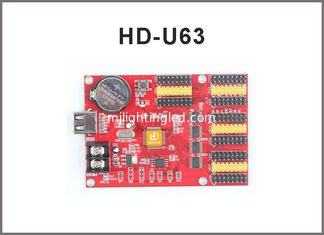 CHINA La tarjeta de control del módulo USB de la pantalla LED de HD-U40 HD-U63, escoge/tarjeta de control grande dual de la pantalla del color LED proveedor