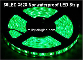 CHINA 3528 la No-prenda impermeable llevada IP20 DC12V del color verde 60led/m de la cinta llevó la lámpara para la decoración casera proveedor