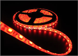 CHINA 60led 5050 Led Strips luz 12V 5m/Lot impermeable IP65 Decoración de la casa cuerda luz color rojo proveedor