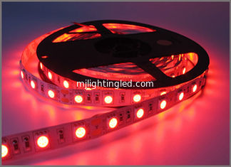 CHINA LED de banda 5050 No resistente al agua DC12V 60LEDs/M 5m/Lot Flexible luz LED Rojo 5050 LED de banda LED cinta lámparas de decoración para el hogar proveedor