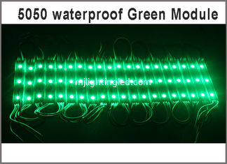 CHINA Luz de alta calidad verde de la publicidad de la lámpara 5050 de la luz de la prenda impermeable de los módulos IP65 de DC12V SMD 5050 3LEDs LED proveedor