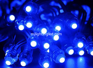 CHINA 12mm Modulo de píxeles LED Azul 5v luz de fondo LED para cartel de cartas publicidad impermeable IP67 luz de punto LED 50pcs/cuerdas proveedor
