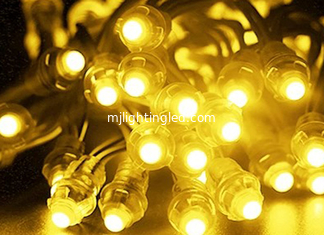 CHINA DC5V 50pcs/ lote 12mm Modulo de píxeles LED amarillo IP68 Luces puntuales impermeables luz digital de fondo LED proveedor