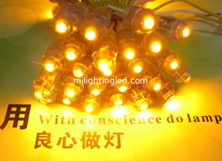 CHINA 50pcs amarillo 9mm LED módulo de píxeles DC5V resistente al agua luz LED luz de Navidad proveedor