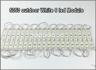 CHINA La luz 6 del pixel del tablero del módulo de 5050 LED llevó el color blanco impermeable 12V para encender el contraluz de la letra proveedor