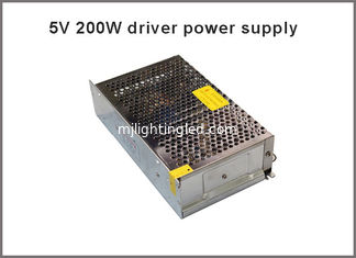 CHINA conductor de la fuente de alimentación de 5V Swithch 40A 200W para la CA de la luz de tira del LED a los transfermers de DC LED proveedor