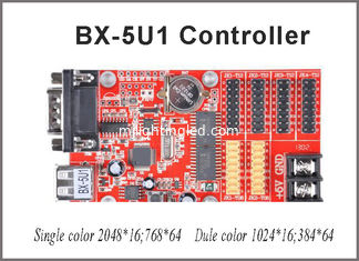 CHINA Controlador de visualización de puerto USB LED BX-5U1 32*1024 píxeles Onbon Tarjeta de control LED de un solo color Tablero de señalización de mensajes LED Exterior proveedor