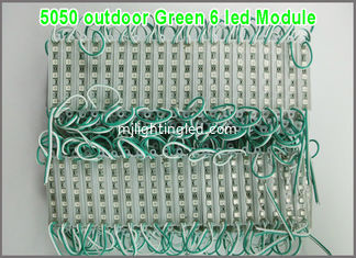 CHINA 5050 SMD Modulo de luz de fondo LED 6 chips Green Outdoor Sign Letters Luz de publicidad LED Dc12v proveedor