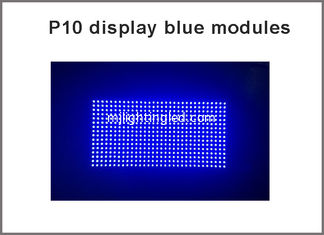 CHINA P10 llevó luz azul semi-al aire libre de la placa P10 de $ de la tablilla de anuncios la sola sola proveedor
