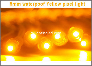 CHINA 50pcs amarillo 9mm pixel luz de cuerda DC5V resistente al agua luz de Navidad LED proveedor