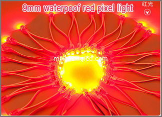 CHINA 5V 9mm pixel luz LED iluminación roja módulos LED para señales señalización publicitaria proveedor