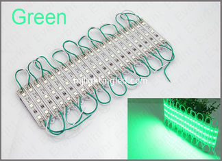 CHINA 5050 llevaron la prenda impermeable arquitectónica verde IP67 de la iluminación del color 12V de la luz 3led del módulo del pixel proveedor