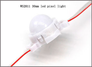 CHINA 30 mm Fullcolor Led Point Light DC12V WS2811 Luz de píxeles IP68 hecha en China proveedor