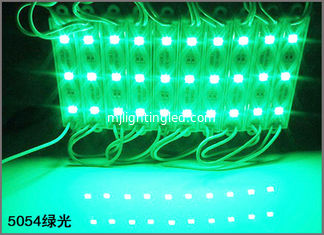CHINA La lámpara competitiva DC 12V LED de la publicidad de la prenda impermeable del color verde de los módulos 3LED de SMD 5054 iluminó muestras proveedor