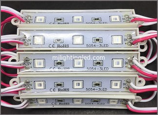 CHINA Módulo de 3 LED de LED rojo 5054, 0.72W 12V, IP65 para el marcado en caliente de la tienda proveedor