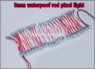 CHINA secuencia roja de la prenda impermeable IP68 del mono pixel de 9m m 12m m 5V LED para las letras de la carpa proveedor