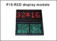 Muestra al aire libre programable dispplay ROJA al aire libre del pixel LED del módulo 32x16 de P10 LED proveedor