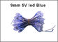 5V 9m m llevó las luces llevadas ip68 azules digitales de la prenda impermeable del color de la secuencia 50pcs/roll del nodo para la muestra de las letras de la publicidad al aire libre proveedor