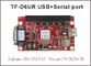 TF-D6UR 1024*128dots Gran área RS232 y comunicación USB Controller de pantalla de tarjeta de control LED de color único y doble proveedor
