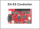 Los pixeles 1xpin50 del puerto 256*2048 de la tarjeta de control ZH-E6 Network+USB+RS232 escogen y tarjeta de regulador dual de pantalla LED del color proveedor