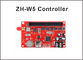 ZH-W5 Wifi llevó el monochrom llevado los pixeles de la ayuda 128*1280,256*640 del usb de la tarjeta de control, rgb, sistema de control dual del panel proveedor