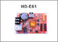 Tarjeta sola y doble del puerto de la tarjeta de control de la red HD-E61 RJ45 +USB del color de la pantalla LED de módulo de control proveedor