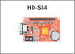 HUIDU HD-X41 HD-S64 1*50PIN 1024*256 USB y la tarjeta de control del puerto serie LED para el color solo y dual llevaron la pantalla de visualización proveedor