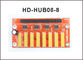 Tarjeta sola y dual de la ayuda de la tarjeta 8*HUB08 del adaptador HD-HUB08 del color de la pantalla LED del módulo solamente de la ayuda HUIDU proveedor