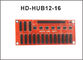 Huidu 16*Hub12 Placa de placa de transferencia para tarjetas de control de color único/doble para módulos de visualización proveedor