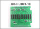 Adaptador de la tarjeta de la conversión Hub75 con el módulo a todo color del panel del RGB LED de la ayuda del puerto 10*Hub75 proveedor
